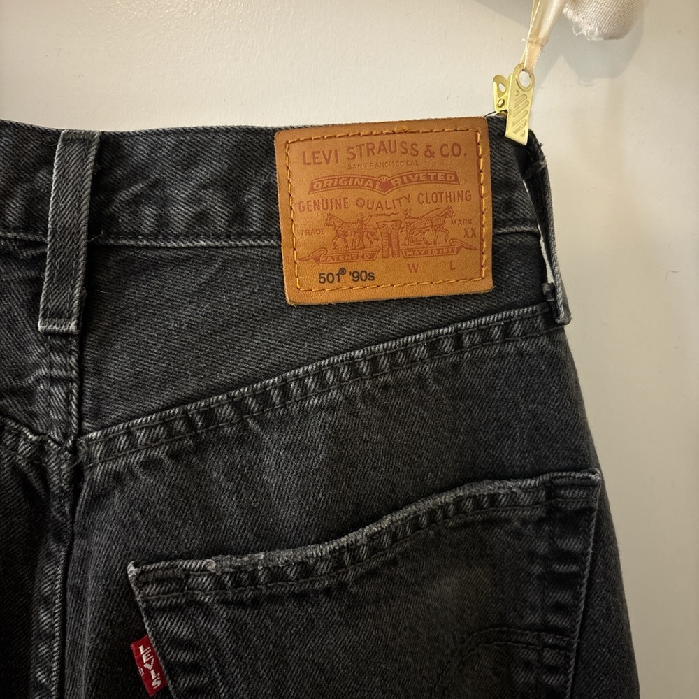 Vintage Levi’s 501 Original Jeans – Black Wash (’90s)